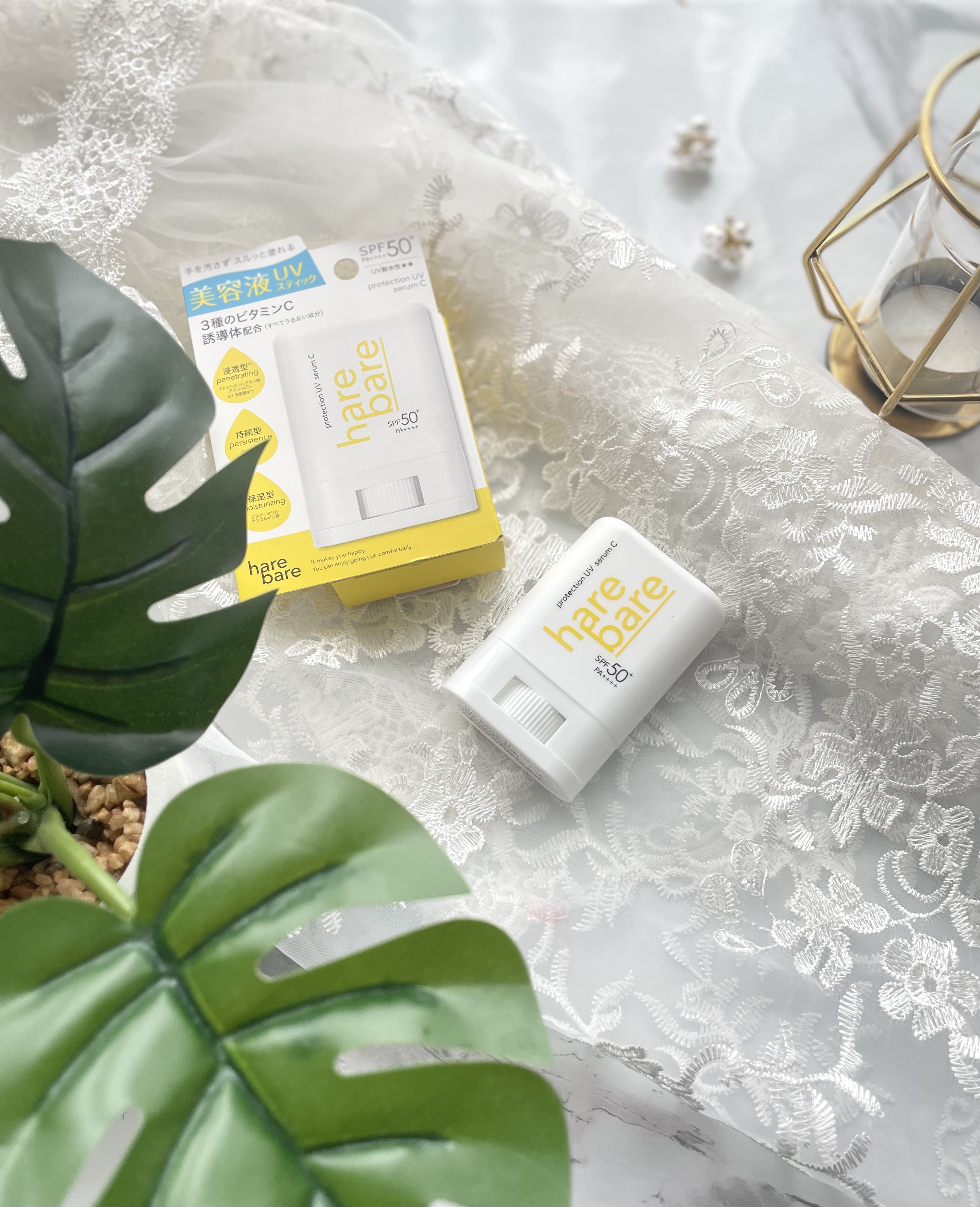 ハレバレ プロテクションUV セラム C スティック/ハレバレ/日焼け止めスティックを使ったクチコミ（2枚目）