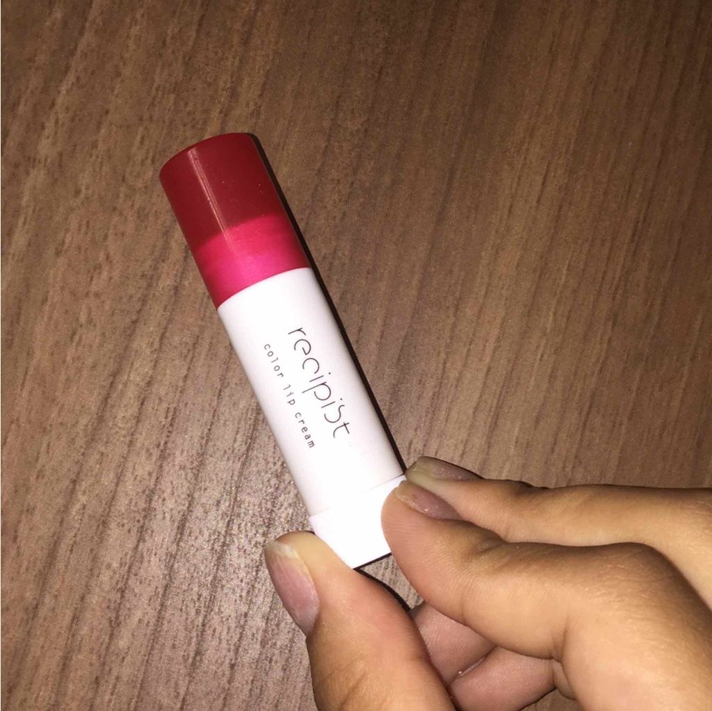 ほんのり色づくリップクリーム/レシピスト/リップケアを使ったクチコミ（1枚目）