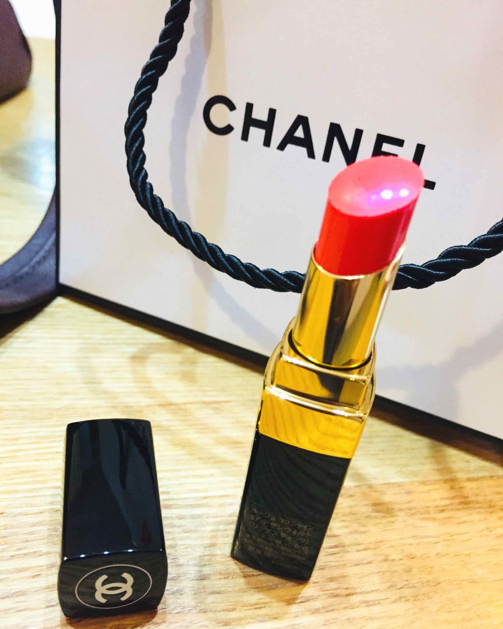 ルージュ ココ シャイン/CHANEL/口紅を使ったクチコミ(1枚目)