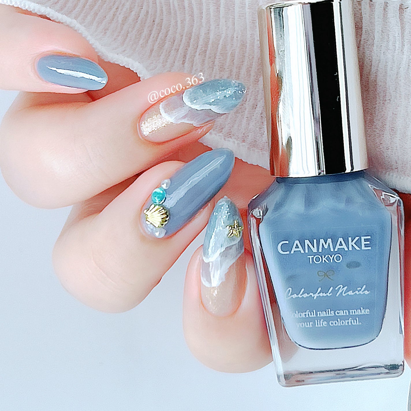 カラフルネイルズ/キャンメイク/マニキュアを使ったクチコミ(5枚目)