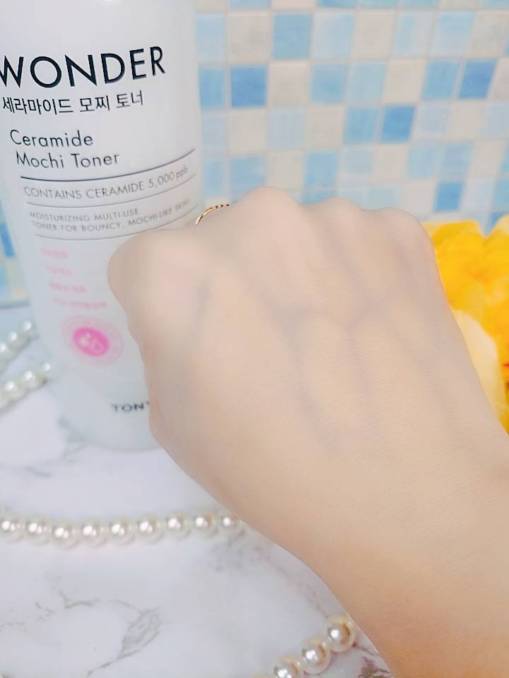 Wonder Ceramide Mochi Toner（トニーモリーワンダーCモチトナー）/TONYMOLY/化粧水を使ったクチコミ（3枚目）