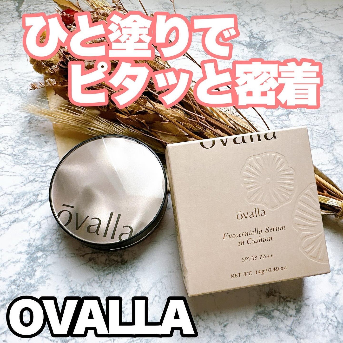 フコセンテラセラム イン クッション/ovalla/クッションファンデーションを使ったクチコミ(1枚目)