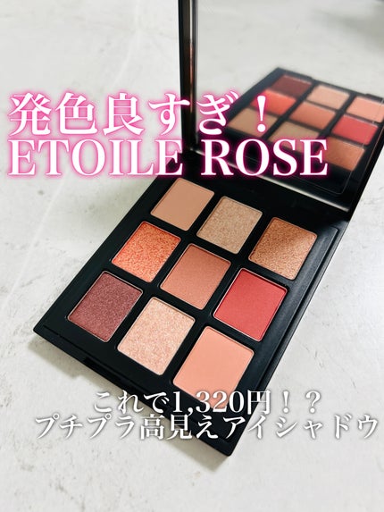 エトワルローズ 9色アイシャドウ/Étoile Rose/アイシャドウパレットを使ったクチコミ(1枚目)