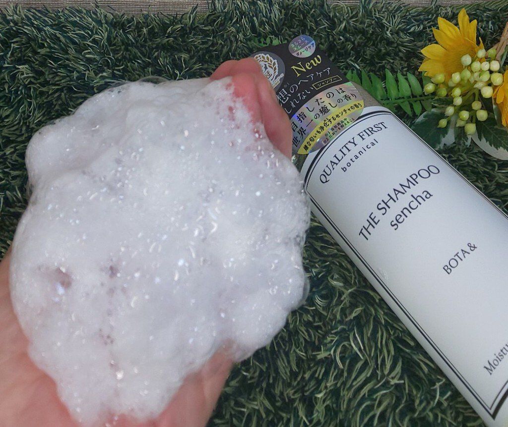 ボタアンド ザ シャンプー <sencha>/クオリティファースト/市販シャンプーを使ったクチコミ（2枚目）