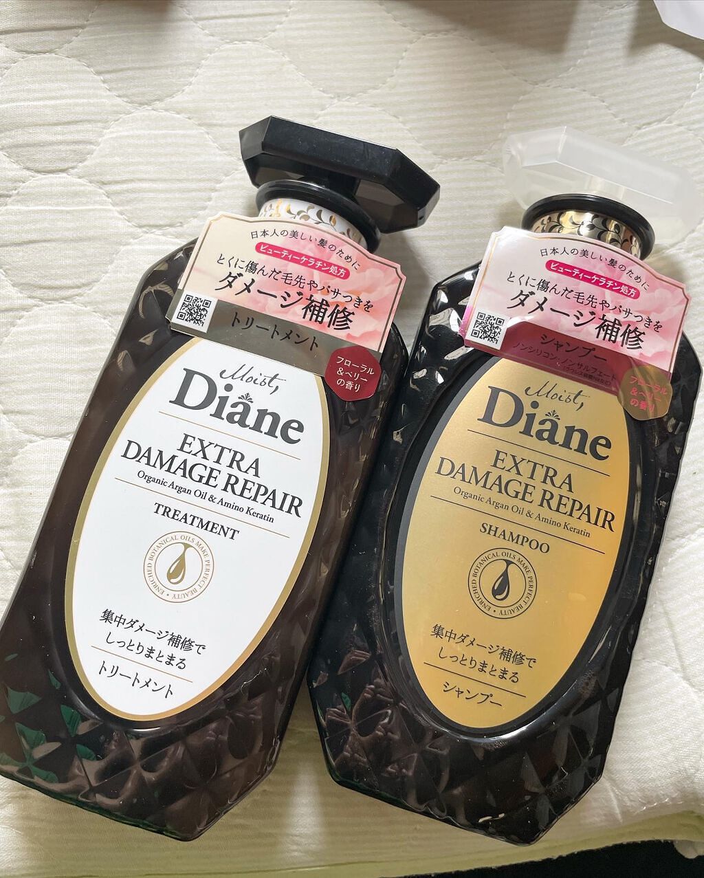 パーフェクトビューティ モイストダイアン エクストラダメージリペア シャンプー/トリートメント/ダイアン/市販シャンプーを使ったクチコミ（1枚目）