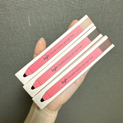 ダブルラスティングジェルライナー/keybo/ジェルアイライナーを使ったクチコミ(1枚目)