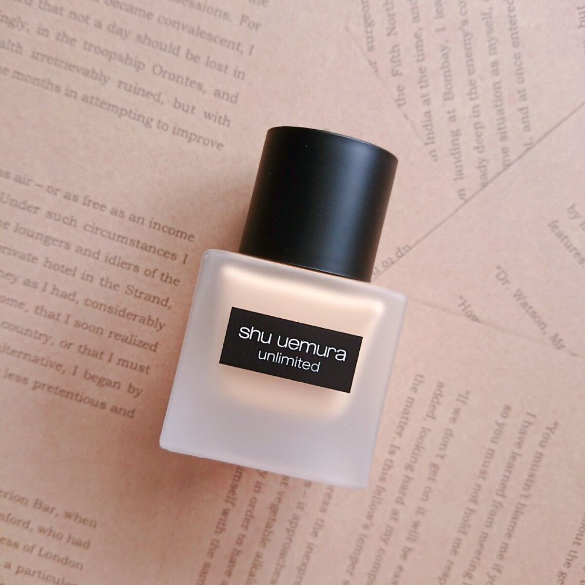 （旧）アンリミテッド ラスティング フルイド/shu uemura/リキッドファンデーションを使ったクチコミ（1枚目）