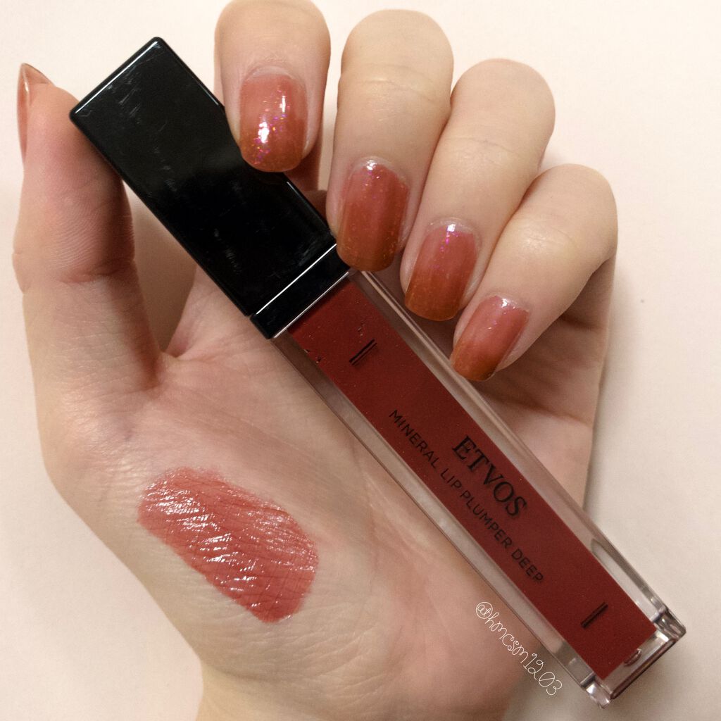 ミネラルリッププランパー ディープ/エトヴォス/リッププランパーを使ったクチコミ(1枚目)