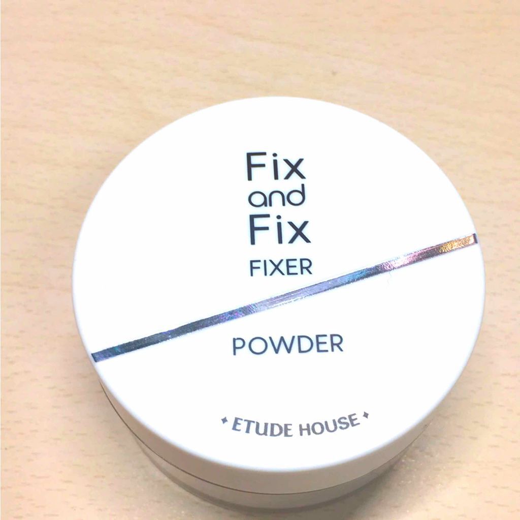 フィックス&フィックス パウダーフィクサー/ETUDE/ルースパウダーを使ったクチコミ(1枚目)