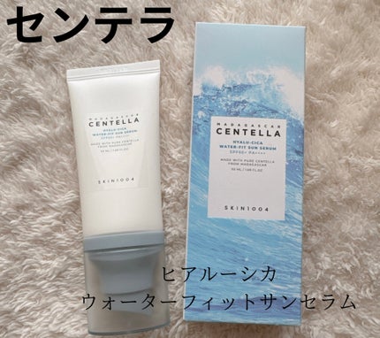 ヒアルーシカ ウォーターフィット サンセラム/SKIN1004/日焼け止めローションを使ったクチコミ(1枚目)