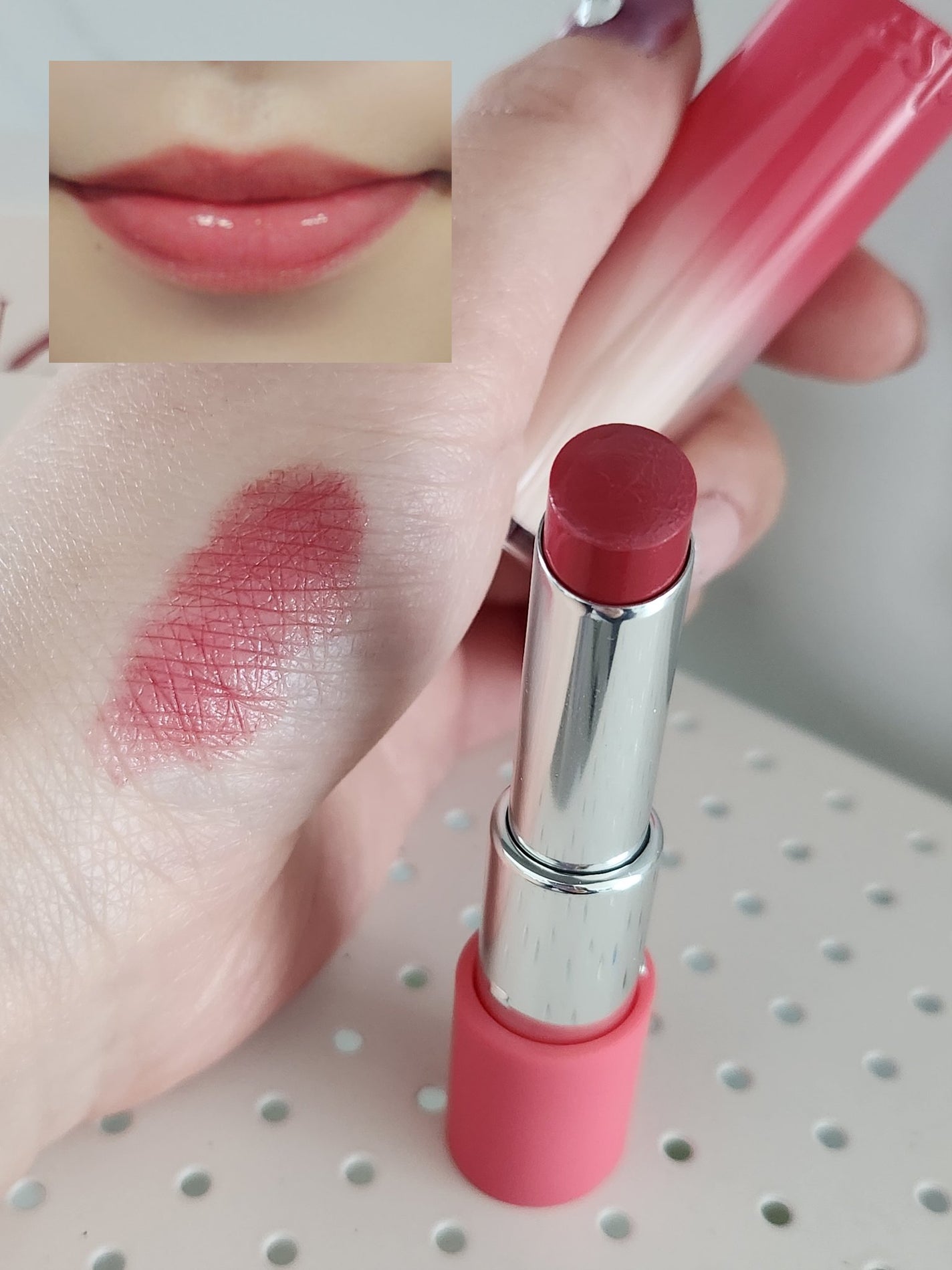 ノーウェアリップスティック バーミンググロー/espoir/口紅を使ったクチコミ(3枚目)