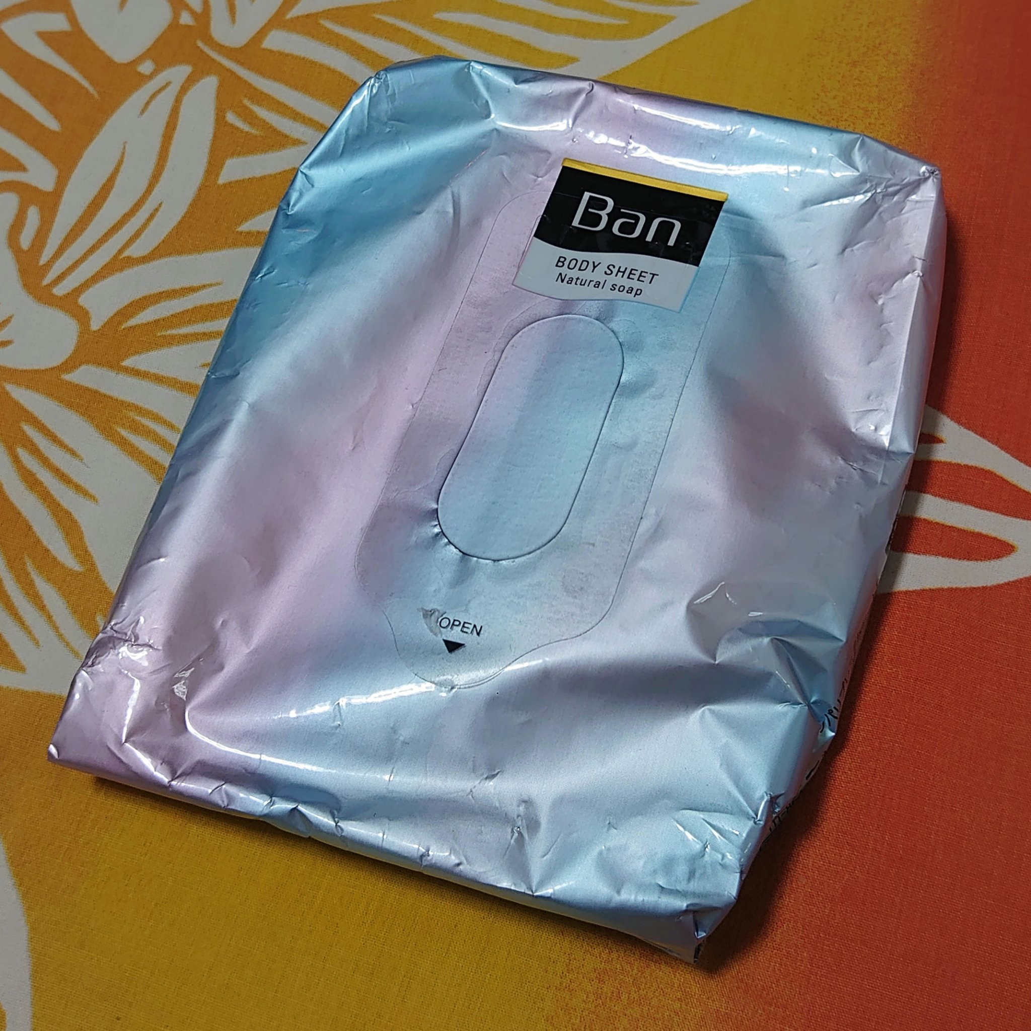 さっぱり感PREMIUMシート クールタイプ  ナチュラルソープの香り/Ban/デオドラント・制汗剤を使ったクチコミ（1枚目）