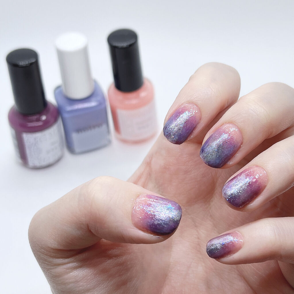 ネイルカラー S021 icy wind/noiro/マニキュアを使ったクチコミ（1枚目）