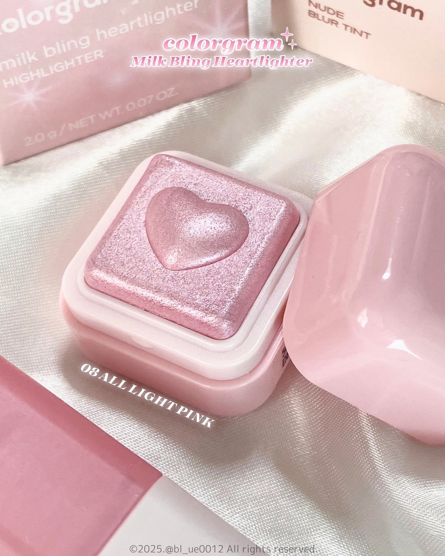 ミルクブリンハートライター/Colorgram/パウダーハイライトを使ったクチコミ(2枚目)