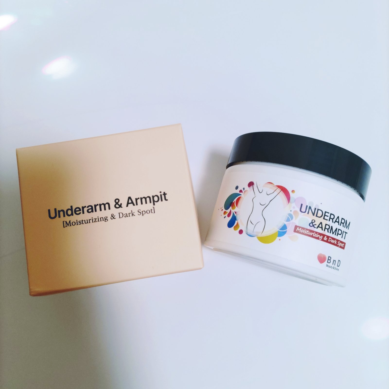 BnDアンダーアームクリーム(ボディクリーム)/BnD/デリケートゾーンケアを使ったクチコミ（1枚目）