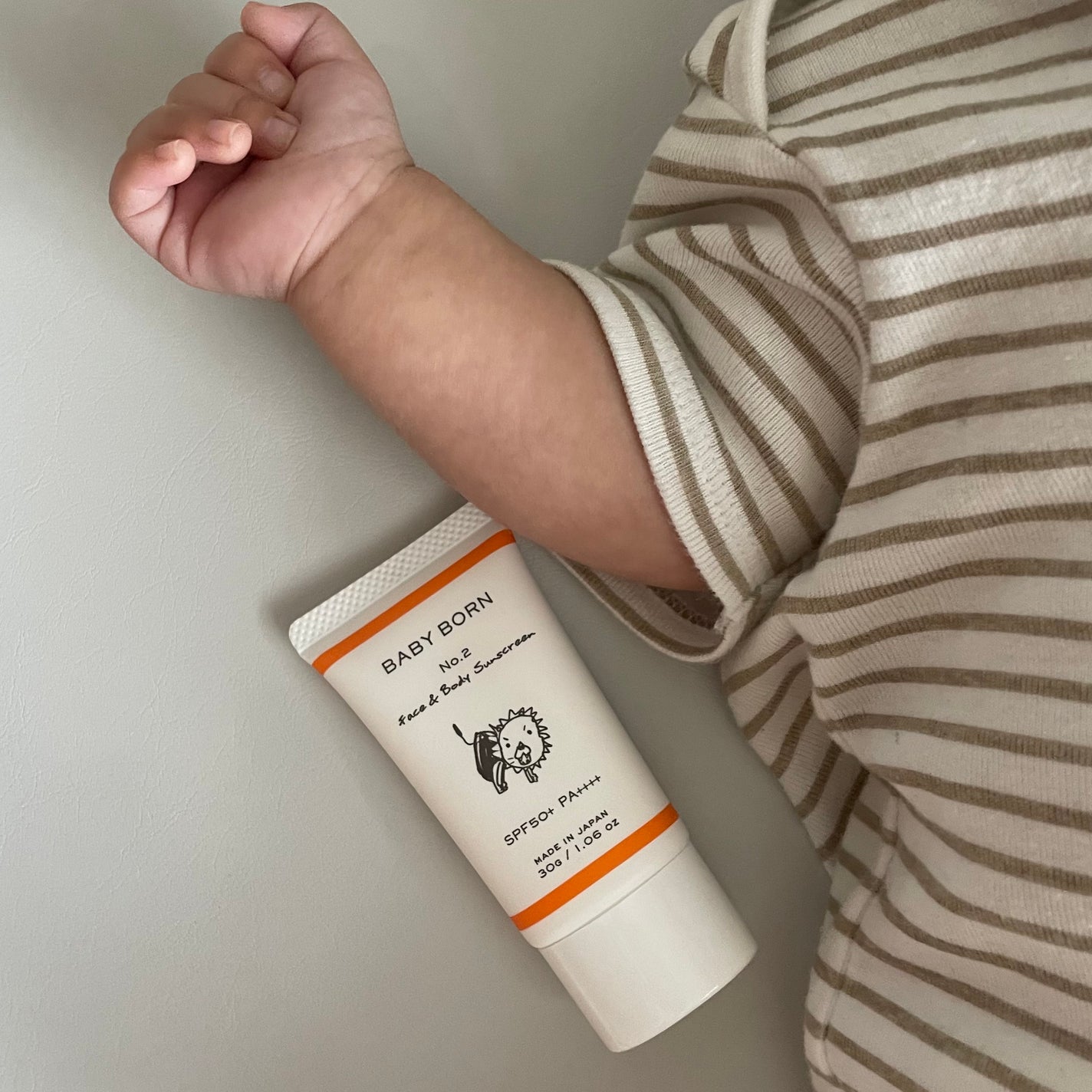 日焼け止め乳液/BABY BORN/日焼け止めミルクを使ったクチコミ(2枚目)