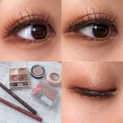 グリッター シャドウ カラー/rom&nd/グリッターを使ったクチコミ(2枚目)