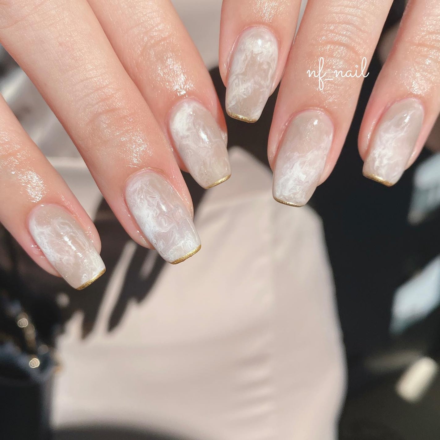 Natsumi◎nailist on LIPS 「.もやもや☁️定額¥7,500.#ネイル#ネイルデザイン#..」(1枚目)