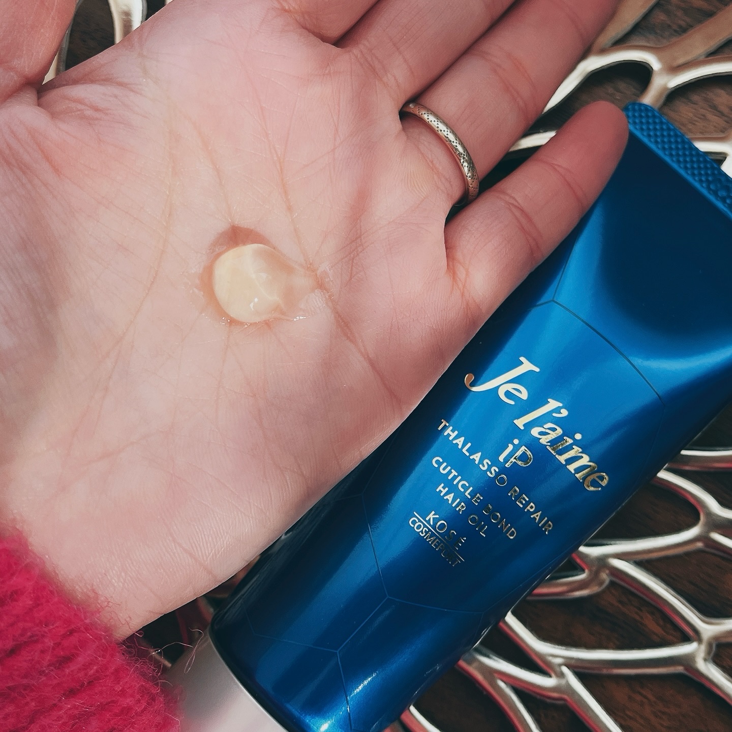 ジュレーム iP タラソリペア キューティクルボンド ヘアオイル/Je l'aime/ヘアオイルを使ったクチコミ（3枚目）