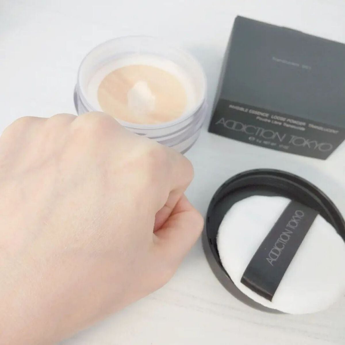 インビジブル エッセンス ルースパウダー トランスルーセント /ADDICTION/ルースパウダーを使ったクチコミ(5枚目)