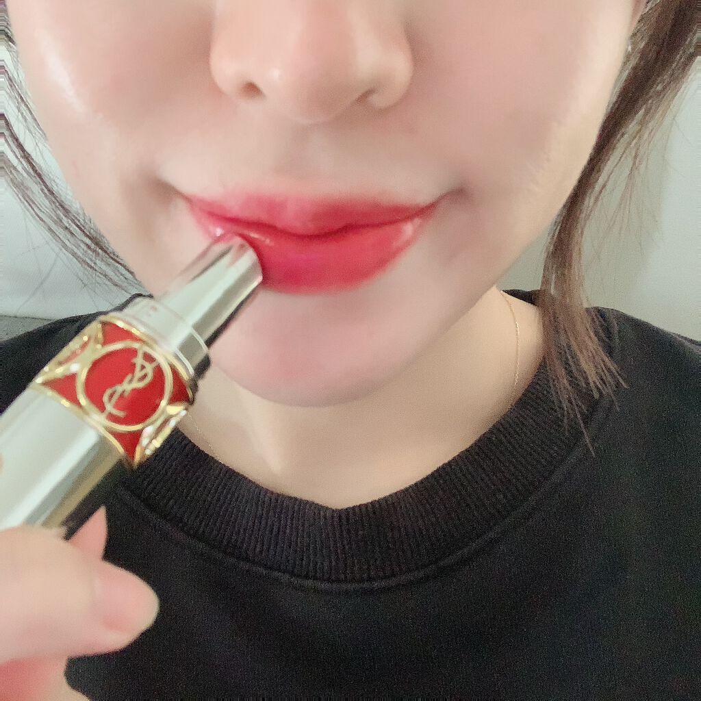 ヴォリュプテ プランプインカラー/YVES SAINT LAURENT BEAUTE/口紅を使ったクチコミ(4枚目)