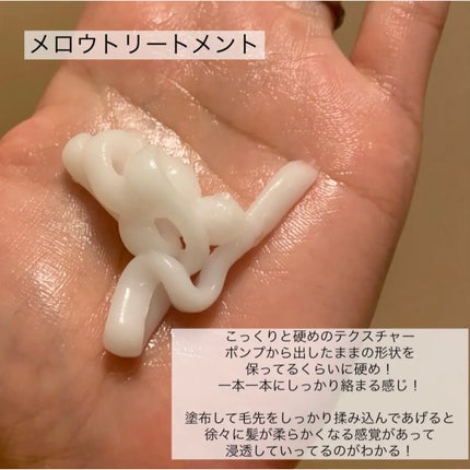 メロウシャンプー/メロウトリートメント/plus eau/市販シャンプーを使ったクチコミ(6枚目)