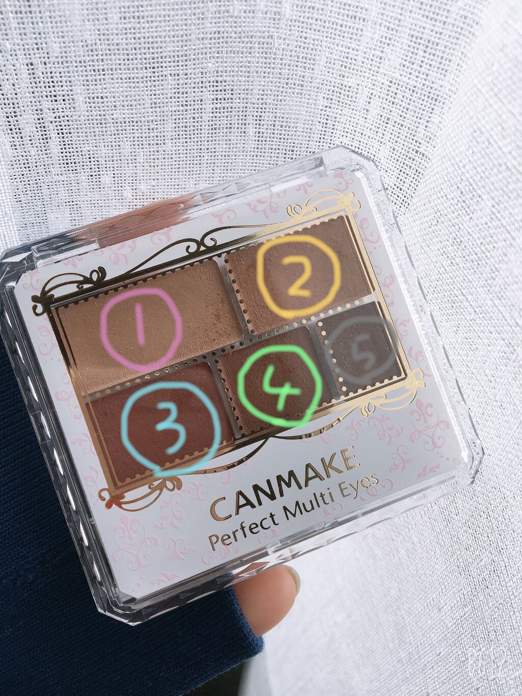 パーフェクトマルチアイズ/キャンメイク/アイシャドウパレットを使ったクチコミ（3枚目）