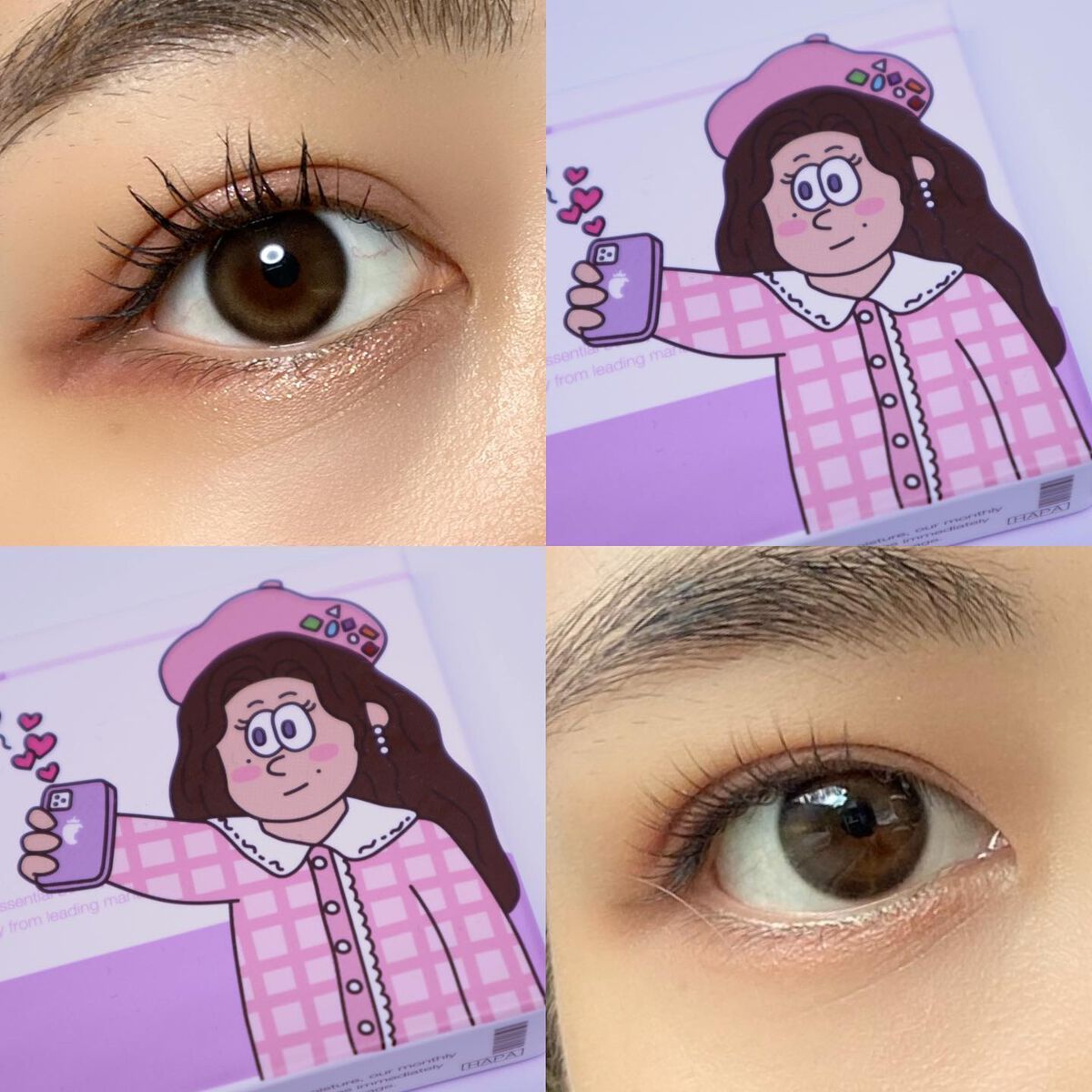 One & Only Kristin/Hapa kristin/カラーコンタクトレンズを使ったクチコミ（1枚目）