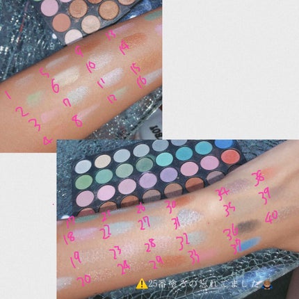 アイシャドウパレット 120色/popfeel/アイシャドウパレットを使ったクチコミ(4枚目)