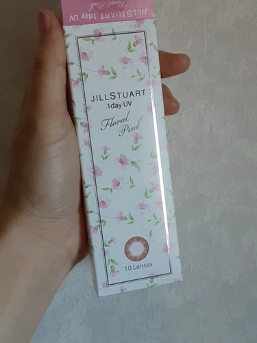 JILL STUART 1day UV フローラル ピンク/JILL STUART/ワンデー（１DAY）カラコンを使ったクチコミ（2枚目）