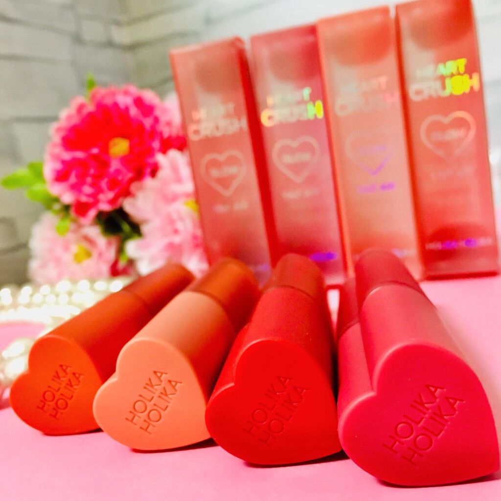 ホリカホリカ ハートクラッシュグローティントエアー/HOLIKA HOLIKA/リップティントを使ったクチコミ（3枚目）
