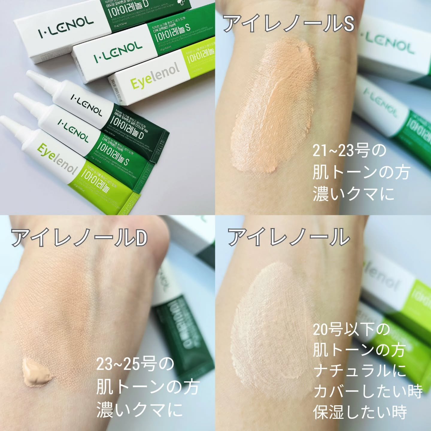 アイレノール クマクリーム/IRENOL/アイケア・アイクリームを使ったクチコミ（2枚目）