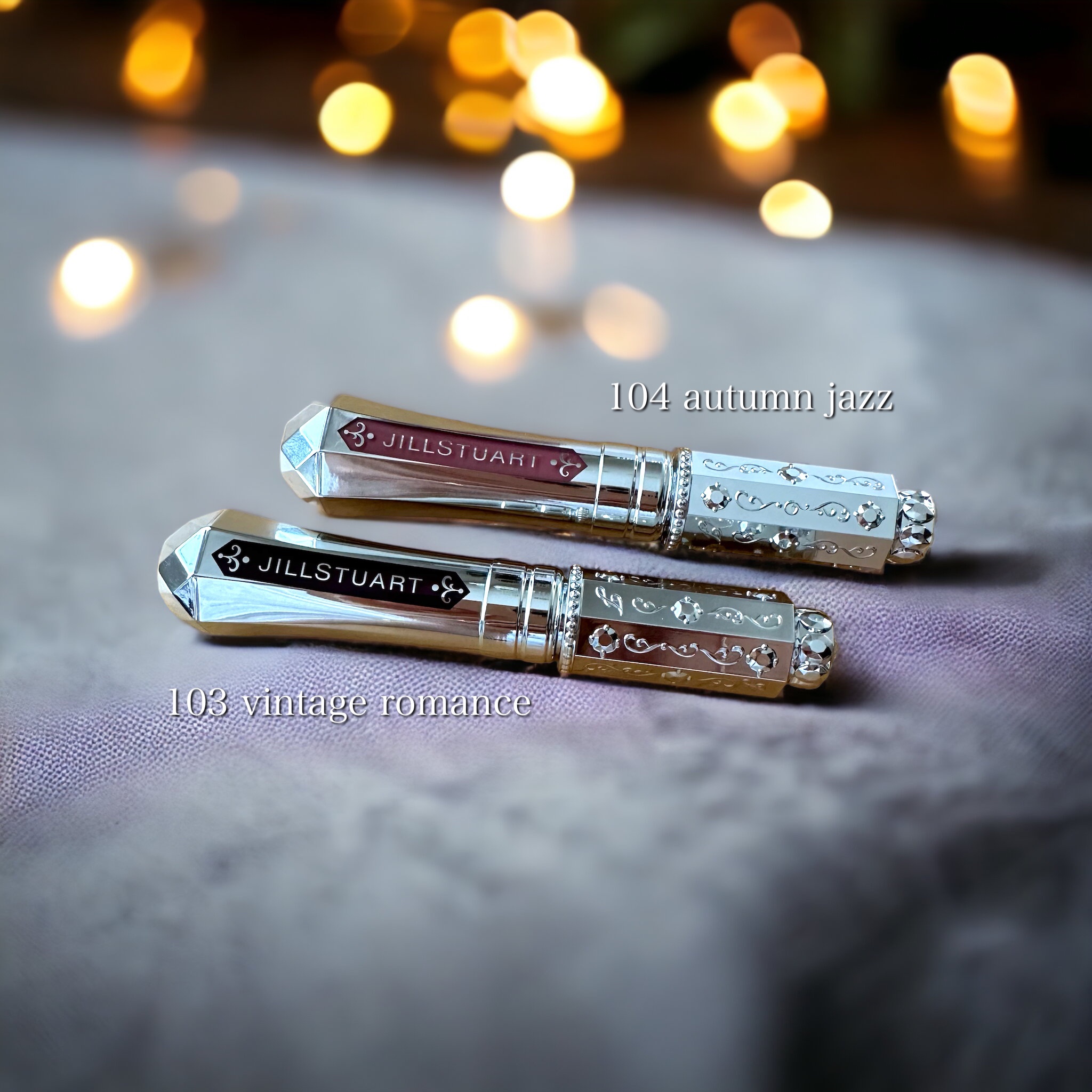 ジルスチュアート タイムレスグロウ ルージュティント 104 autumn jazz(限定)/JILL STUART/リップティントを使ったクチコミ（2枚目）