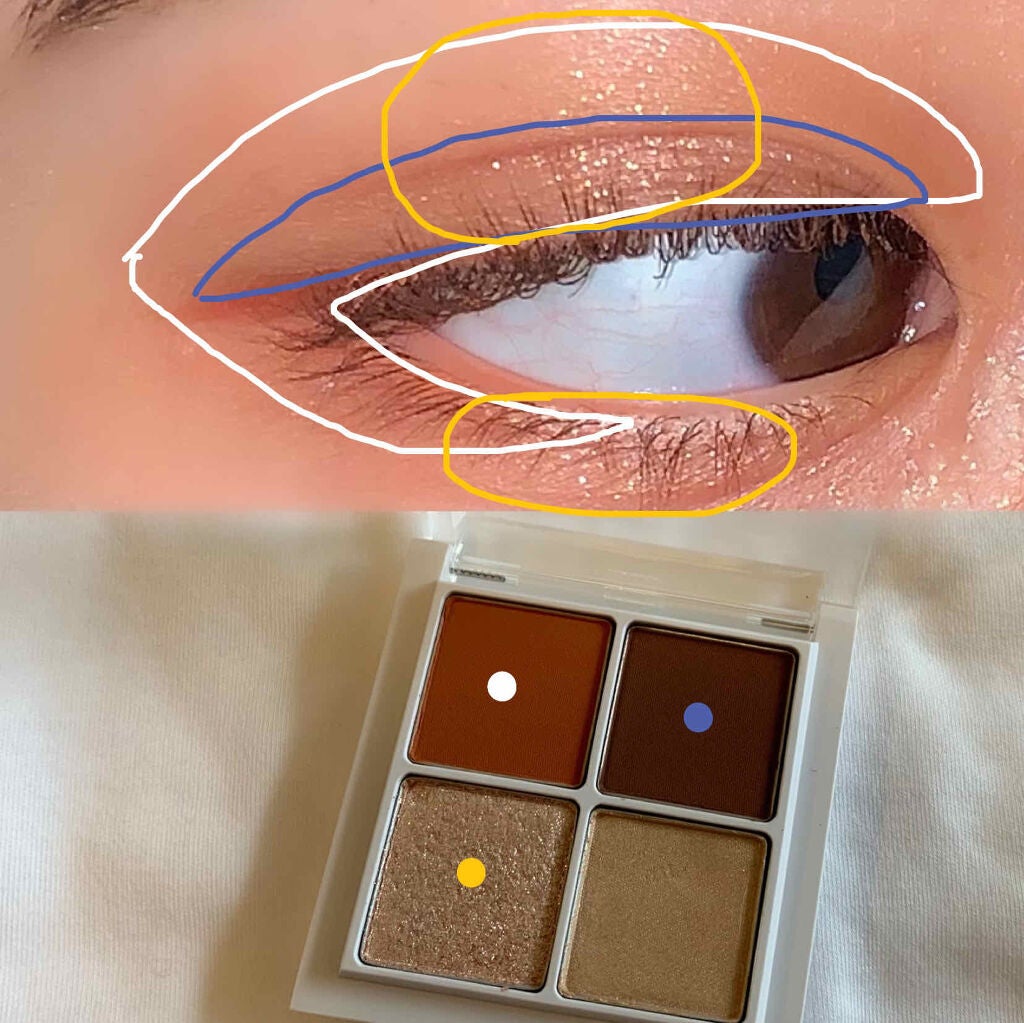 THE アイパレR/b idol/アイシャドウパレットを使ったクチコミ(2枚目)