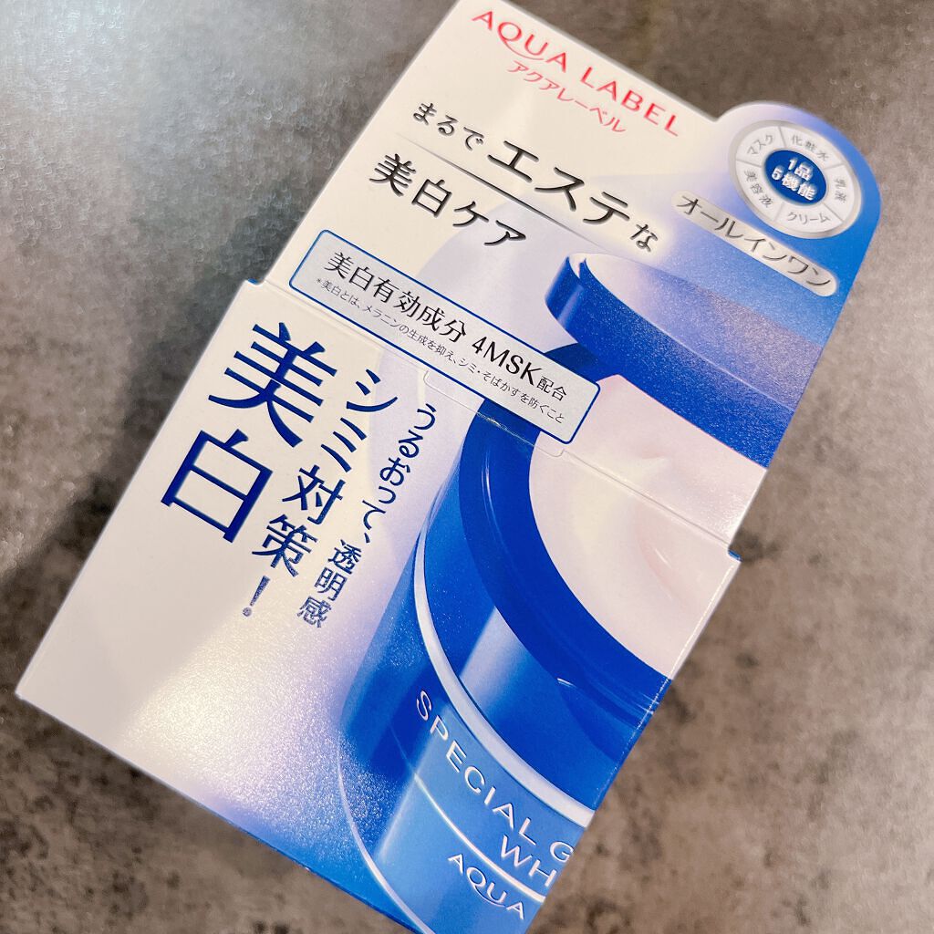 スペシャルジェルクリームA （ホワイト）（医薬部外品）/アクアレーベル/オールインワン化粧品を使ったクチコミ（1枚目）