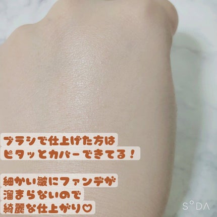 エアリーファンデーションブラシ/メイクル/その他ファンデーションを使ったクチコミ(6枚目)