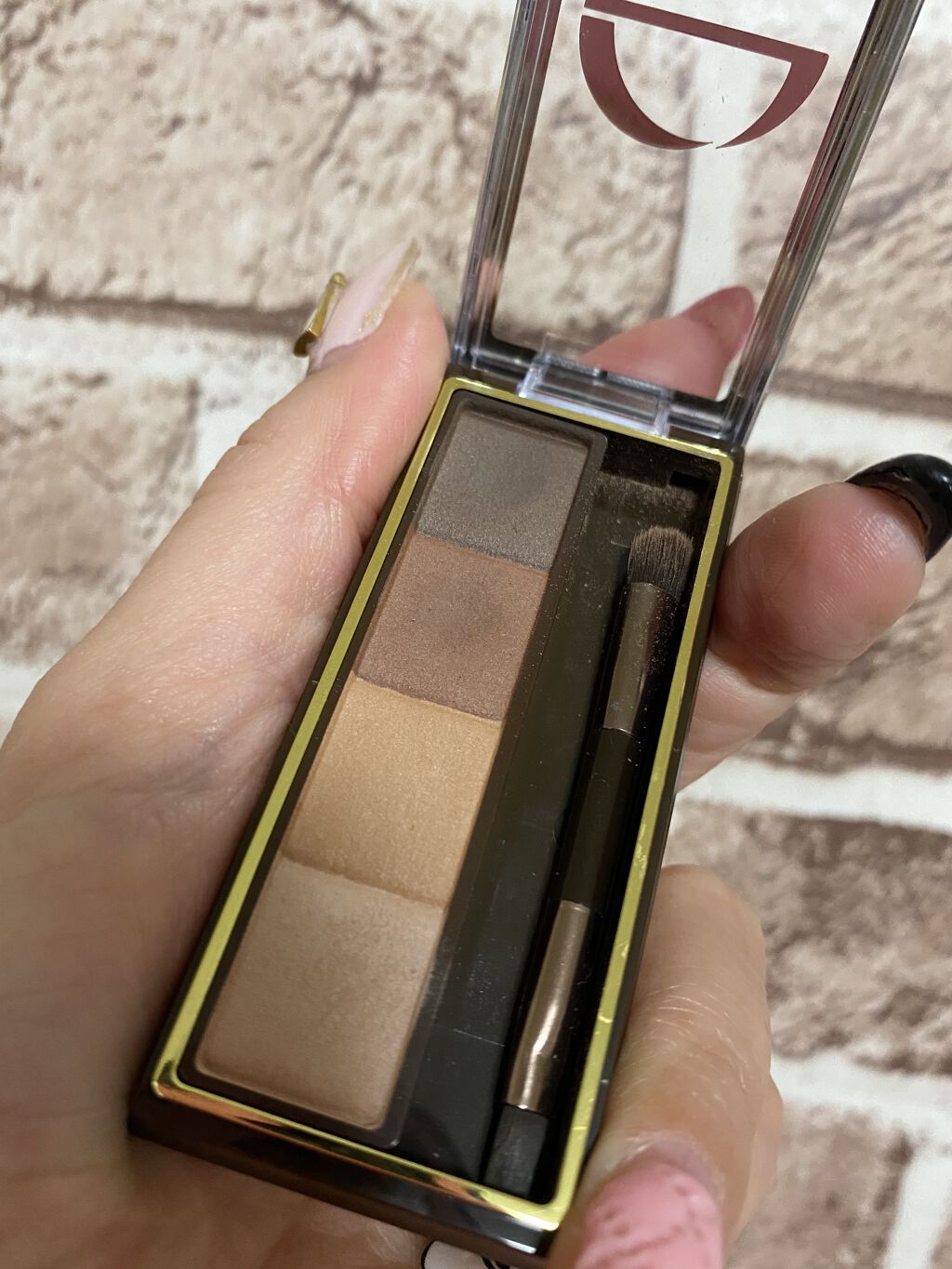 スタイリング パウダーアイブロウ SE03 ピンクブラウン/excel/パウダーアイブロウを使ったクチコミ（2枚目）