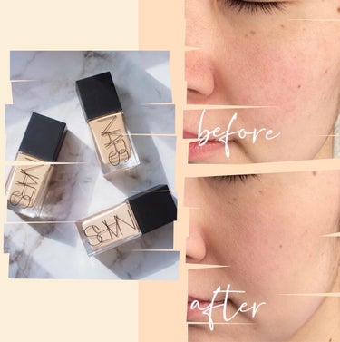 ライトリフレクティング ファンデーション/NARS/リキッドファンデーションを使ったクチコミ（3枚目）