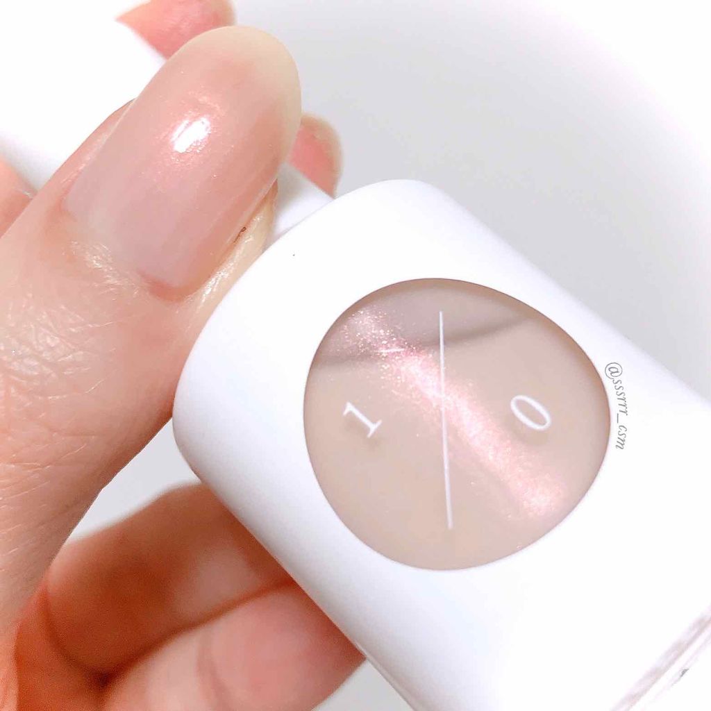 カラーベースコート ゼロ/uka/オールインワンネイルを使ったクチコミ（2枚目）