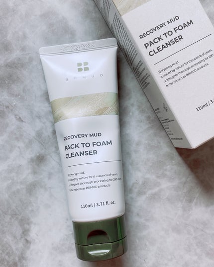リカバリーマッドバックツーフォームクレンザー/BRMUD/洗顔フォームを使ったクチコミ(4枚目)