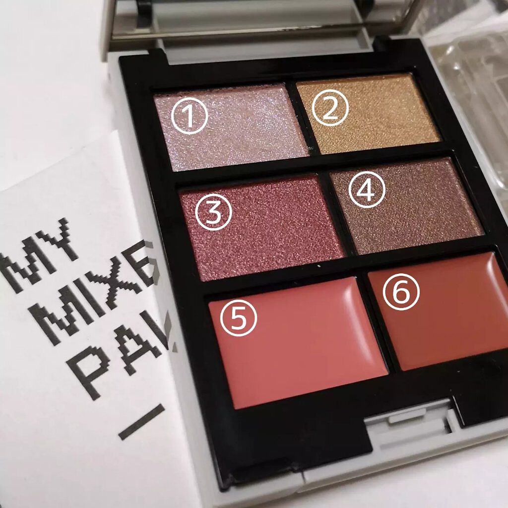 MY MIXED PALETTE 6色カスタムパレット/MN/マルチパレットを使ったクチコミ(6枚目)