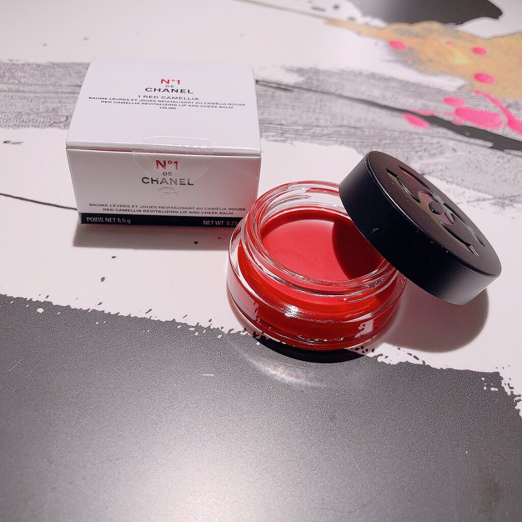  リップ＆チーク ボーム N°1 ドゥ シャネル 4 ウェイクアップ ピンク/CHANEL/口紅を使ったクチコミ（1枚目）