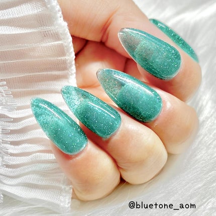 ⋆͛🦖⋆͛aomi on LIPS 「オリジナルフラッシュブルーグリーン☺️💚💙作ったカラーにぎっし..」(5枚目)