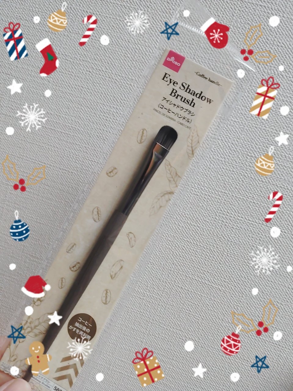 ポイントブラシ（コーヒーハンドル）/DAISO/メイクブラシを使ったクチコミ（1枚目）