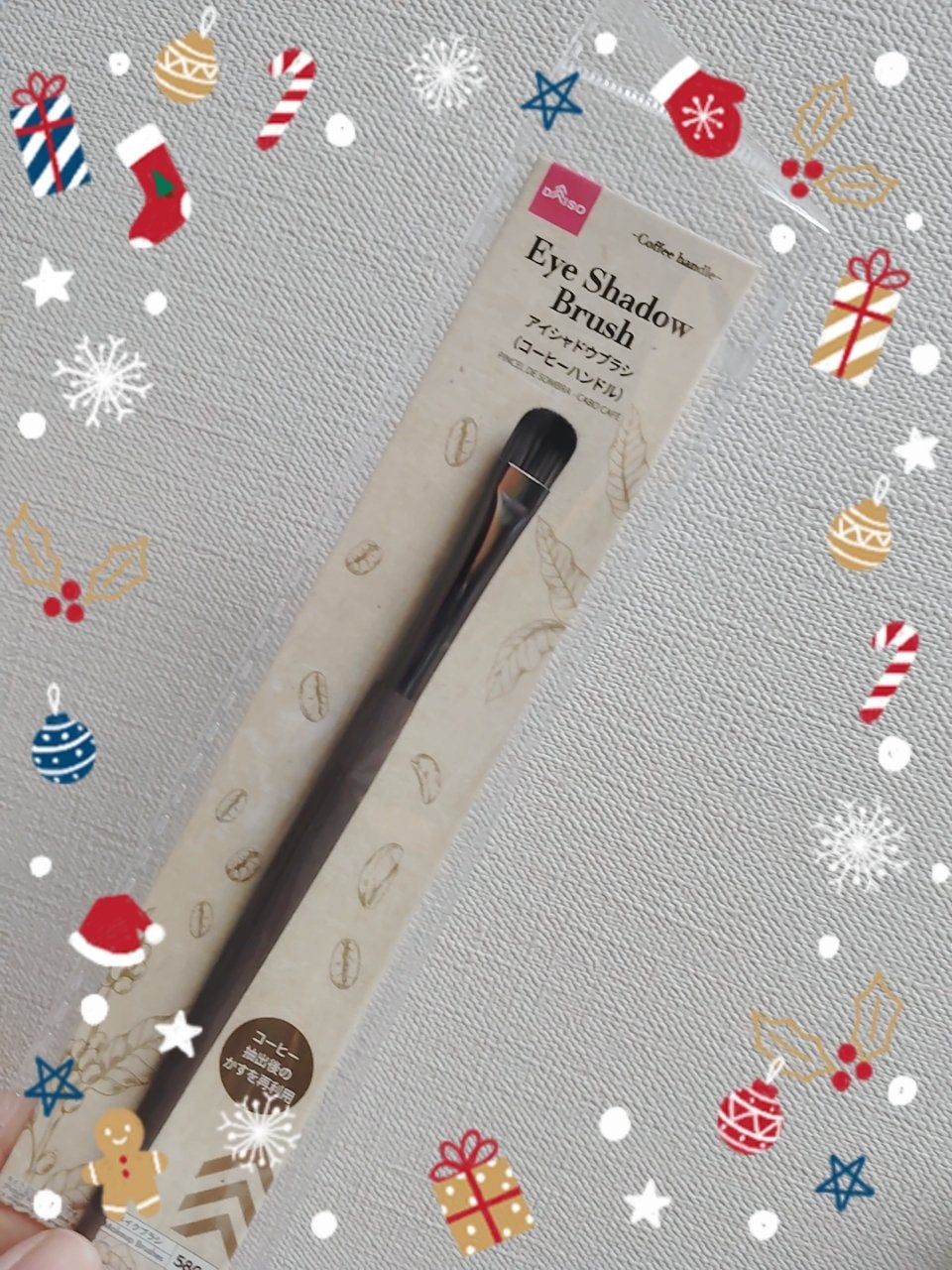 ポイントブラシ(コーヒーハンドル)/DAISO/メイクブラシを使ったクチコミ(1枚目)