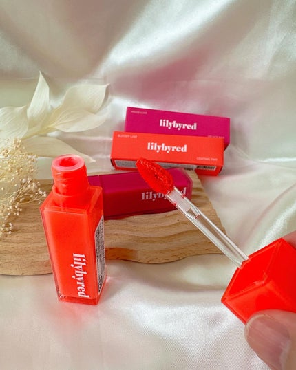 ブラッディライアー コーティングティント/lilybyred/リップティントを使ったクチコミ(4枚目)