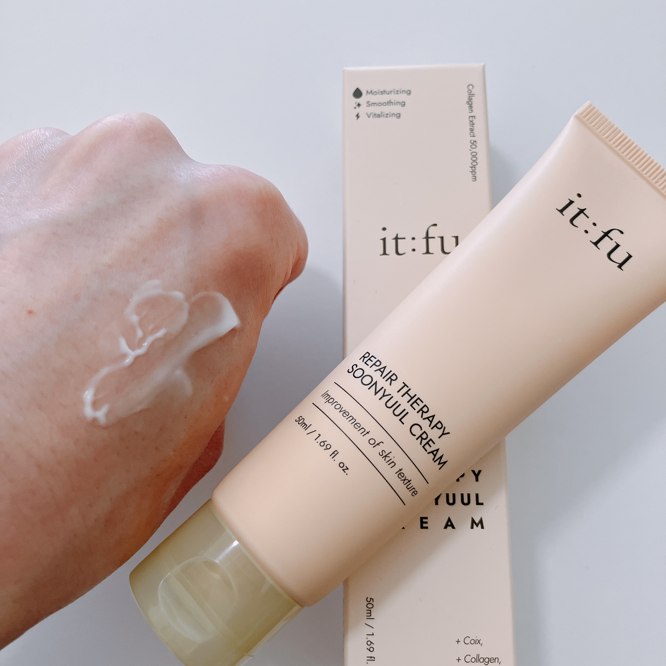 リペア セラピー スンユルクリーム/itfu/フェイスクリームを使ったクチコミ（3枚目）