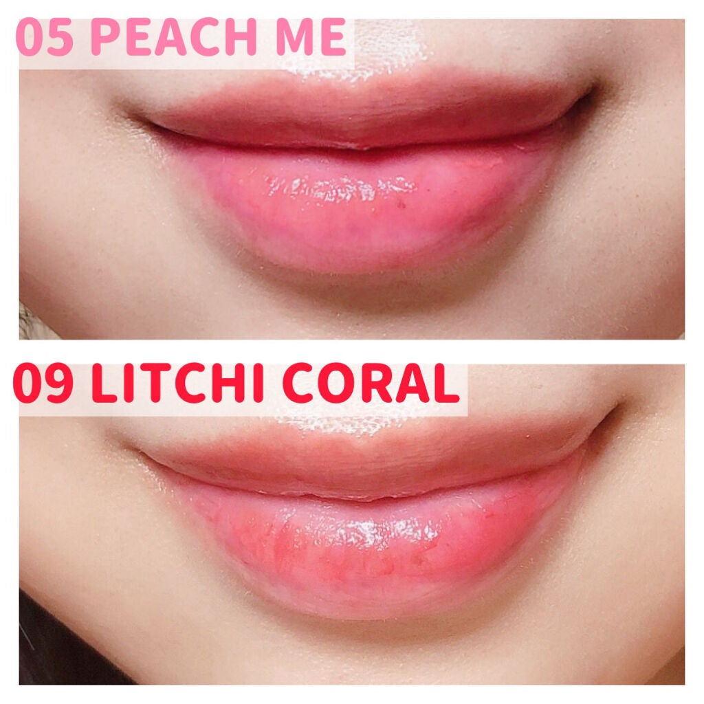 ジューシーラスティングティント/rom&nd/リップティントを使ったクチコミ(5枚目)