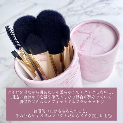 メイクブラシセット/mimish/その他キットセットを使ったクチコミ(2枚目)