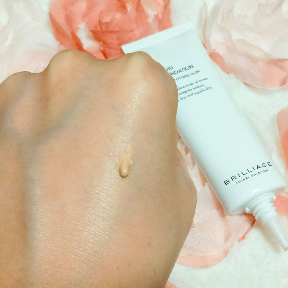リキッドファンデーション セラム フィッティング グロウ/ブリリアージュ/リキッドファンデーションを使ったクチコミ(3枚目)